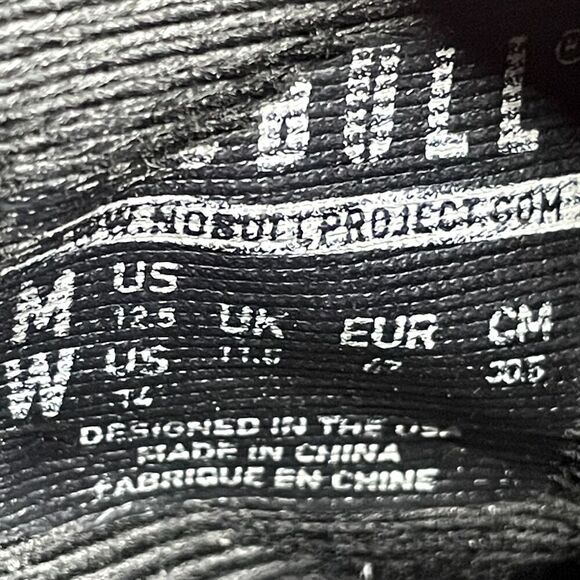 NOBULL Outwork Superfabric Trainer Low Dark Grey Gum Training Shoes Men's 12.5 - Picture 8 of 9